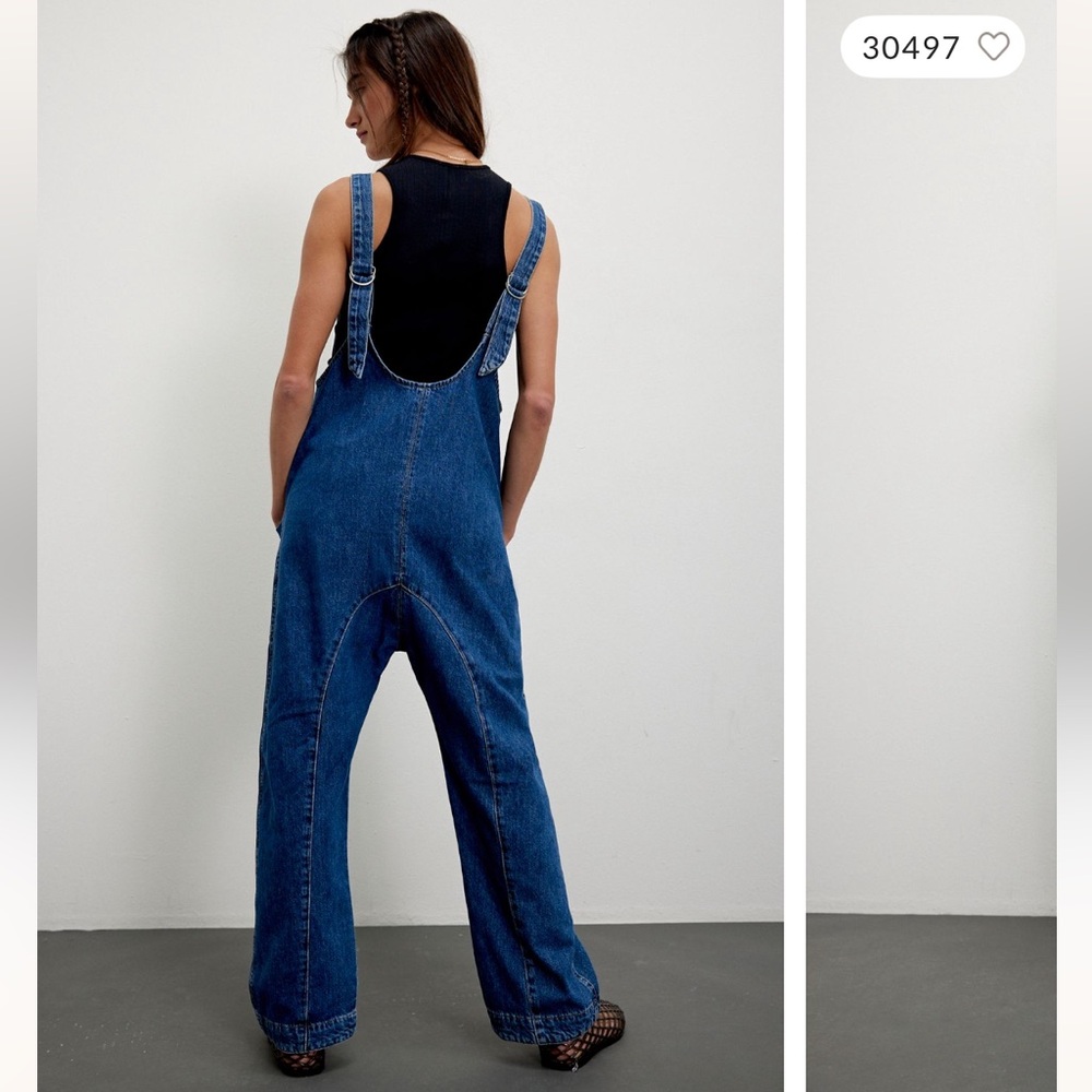 We The Free Sapphire Blue Overalls